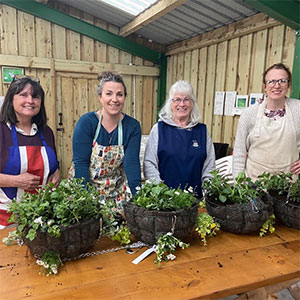  Gardening Courses: Make your own Hanging Basket Workshop at Ash Moor Nursery, South Molton, North Devon